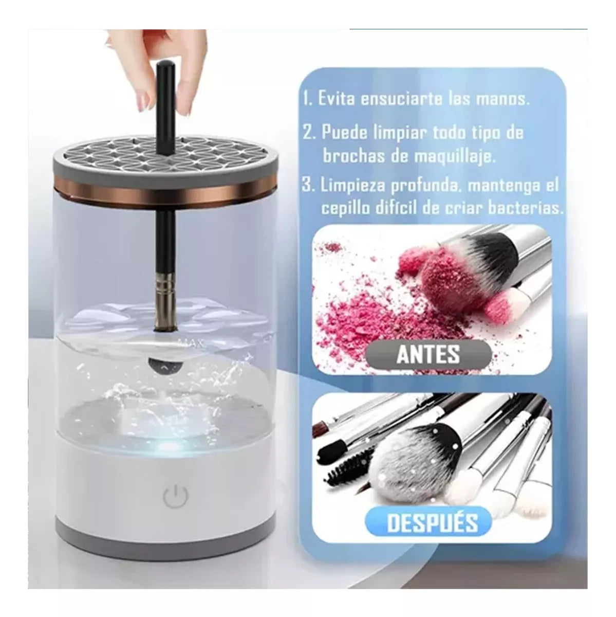 Mini LAVADORA DE BRICHAS Portátil